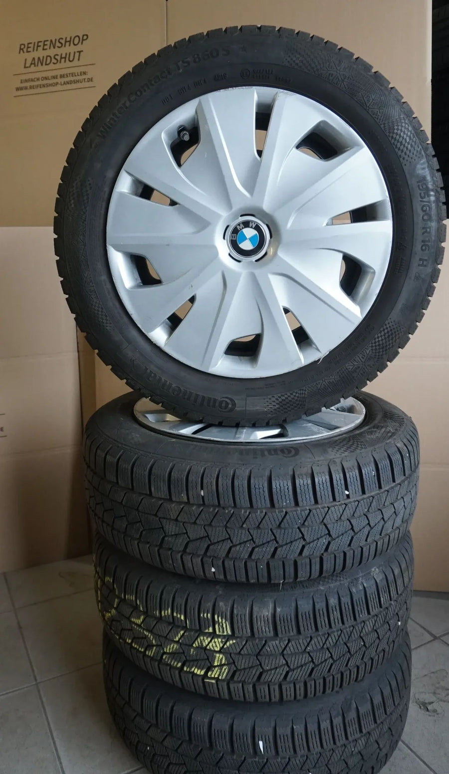 Original BMW 1er F40 2er Stahlfelgen Winterräder Winterreifen 195 60 R16 8mm RDK