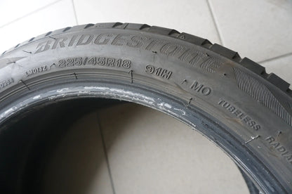 2 X 225 45 R18 91H Winter Tires Bridgestone Blizzak LM001 MO 2023 5.5mm