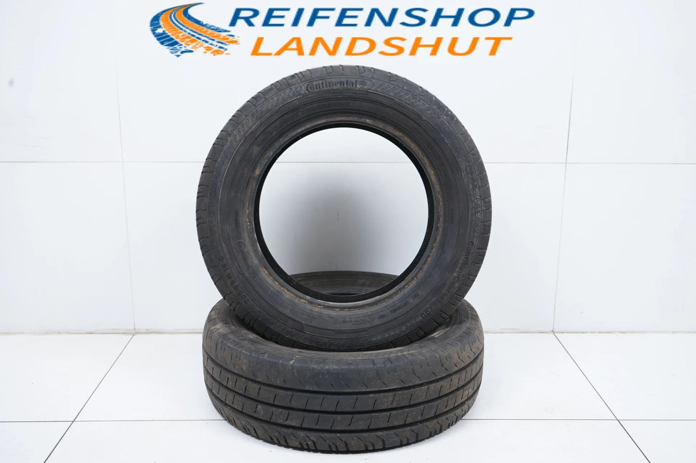2 x Sommerreifen 205 65 16C Zoll Continental DOT22 ca.6mm
