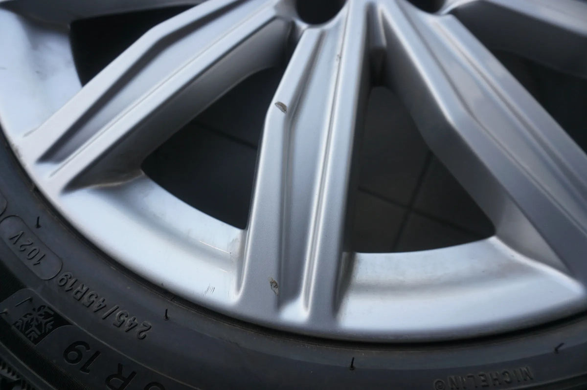 Original Audi A6 C8 4K 19 Zoll Alufelgen Winterräder Winterreifen 245 45 R19 7mm Vue détaillée 10