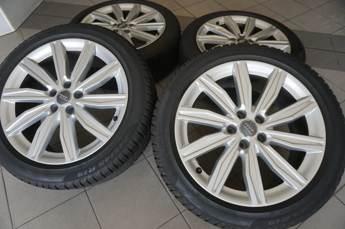 Original Audi A6 S6 C8 4K Alufelgen Winterräder Winterreifen 245 45 R19 102V 6mm Detailansicht 3