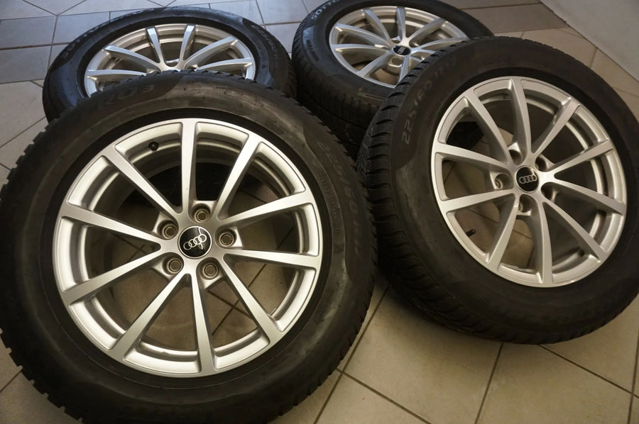 Original Audi A6 C8 4K Alufelgen Winterräder Winterreifen 225 60 R17 2023 7mm