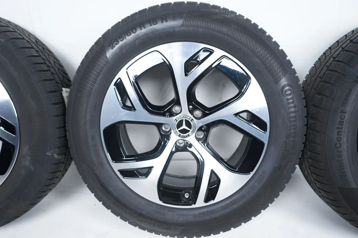 Original Mercedes GLC X254 alufælge TOP vinterhjul vinterdæk 235 60 R18 7mm Detaljevisning 4