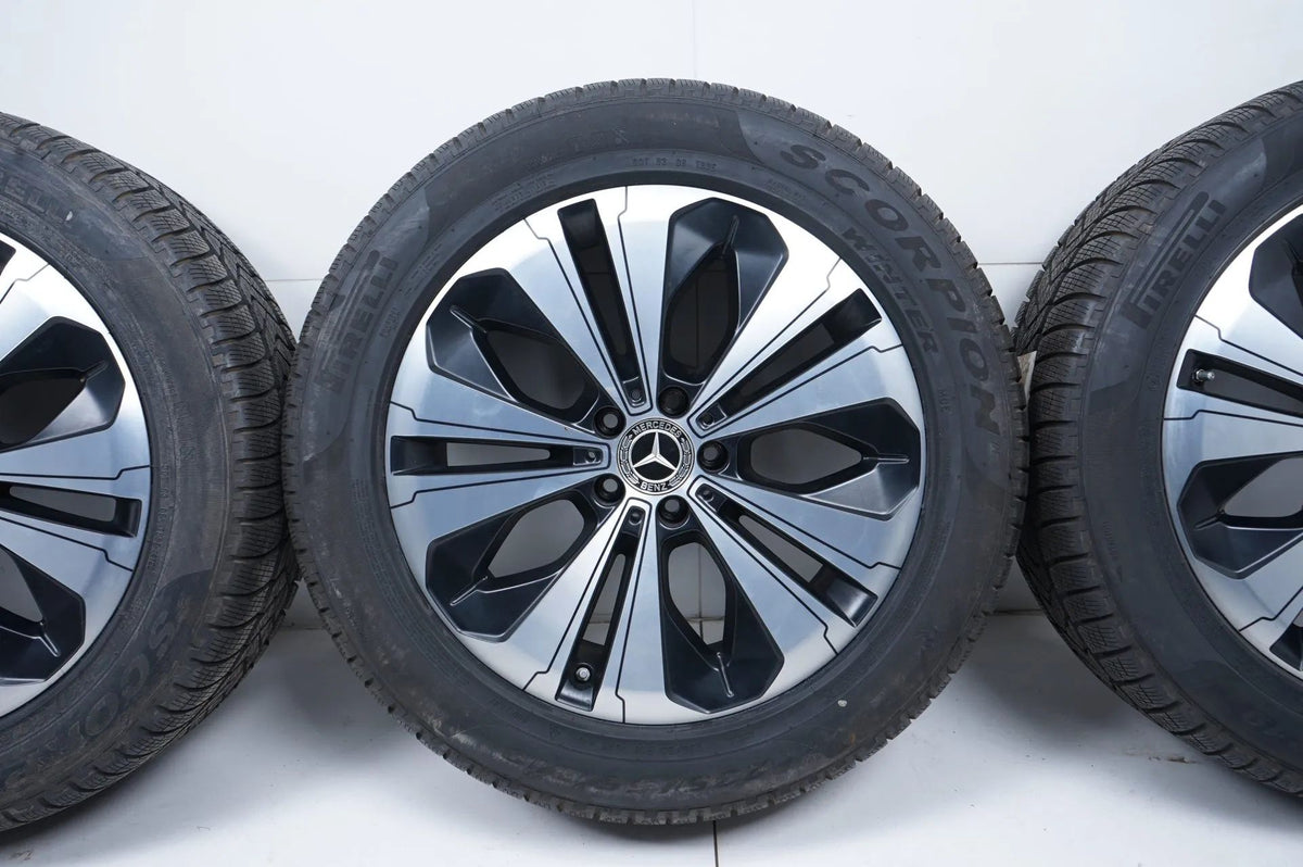 Original Mercedes EQC 19 inch alloy wheels winter tires winter wheels 235 55 R19 7mm Detailansicht 5