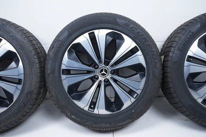 Original Mercedes EQC 19 inch alloy wheels winter tires winter wheels 235 55 R19 7mm