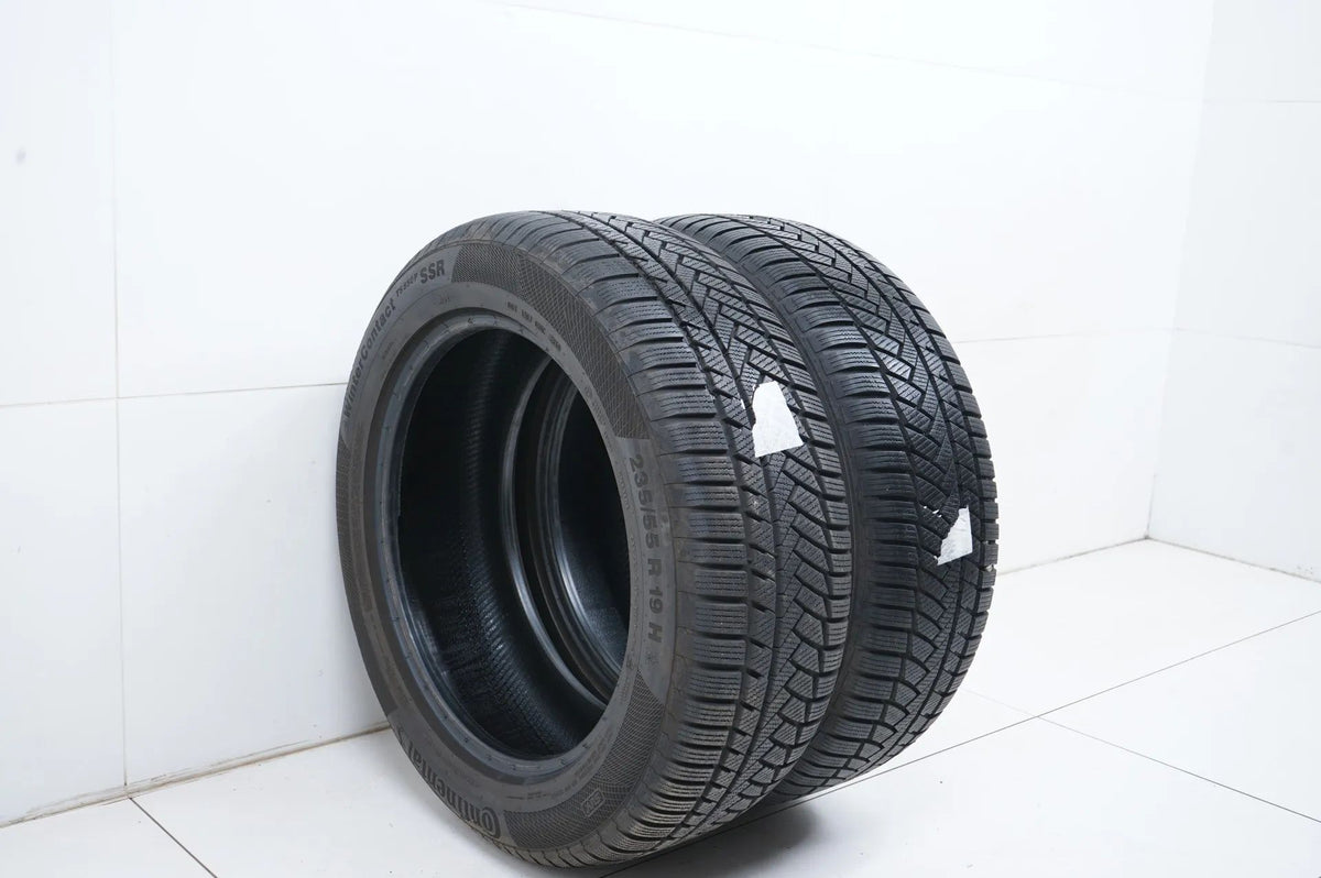 2 x Winterreifen Continental 235 55 19 Zoll DOT19 ca.7mm MO RFT