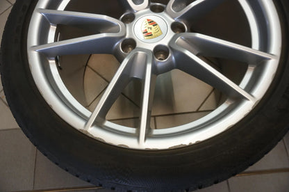 Original Porsche 911 992 19 20 Inch Alloy Wheels TOP Winter Tires Winter Wheels
