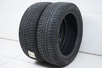 2x pneus hiver Hankook 205 55 17 pouces environ 4 mm DOT23 MO