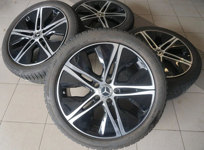 Original Mercedes A-Class W177 B-Class CLA Alloy Wheels Winter Tires 225 45 R18