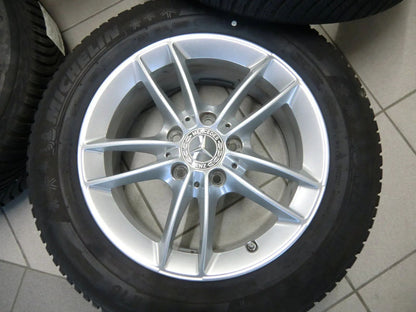 Jantes en aluminium, pneus hiver, roues hiver d'origine Mercedes Classe A W177, Classe B, CLA