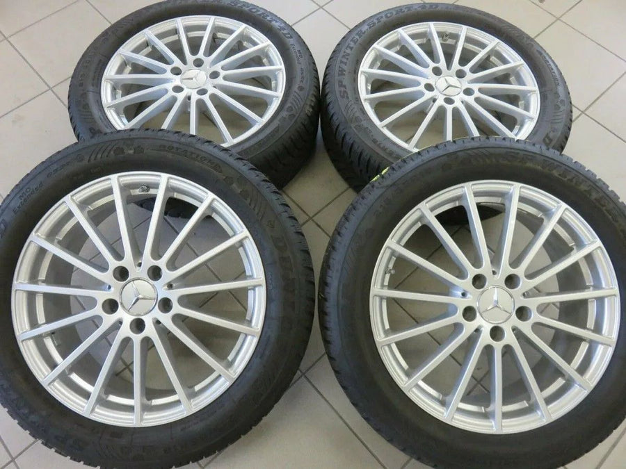 Cerchi in lega originali Mercedes GLA X156 W156 da 18 pollici, pneumatici invernali, ruote invernali 7 mm