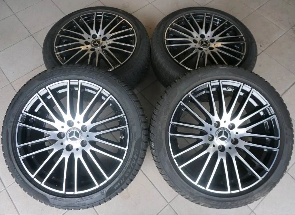 Original Mercedes C-Klasse W206 S206 18 Zoll Alufelgen Winterräder Winterreifen