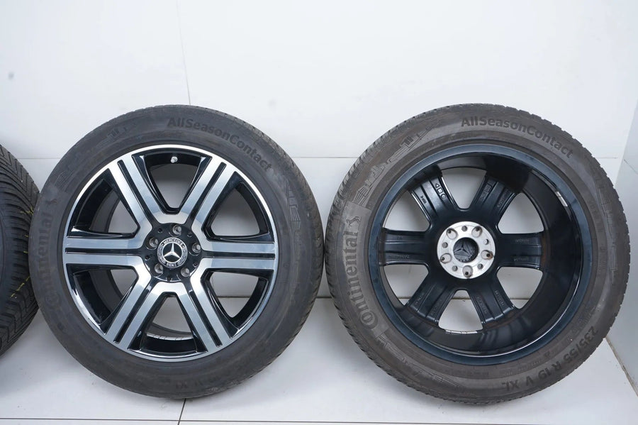 Original Mercedes GLC X253 C253 19 inch alloy wheels all-weather tires 235 55 R19