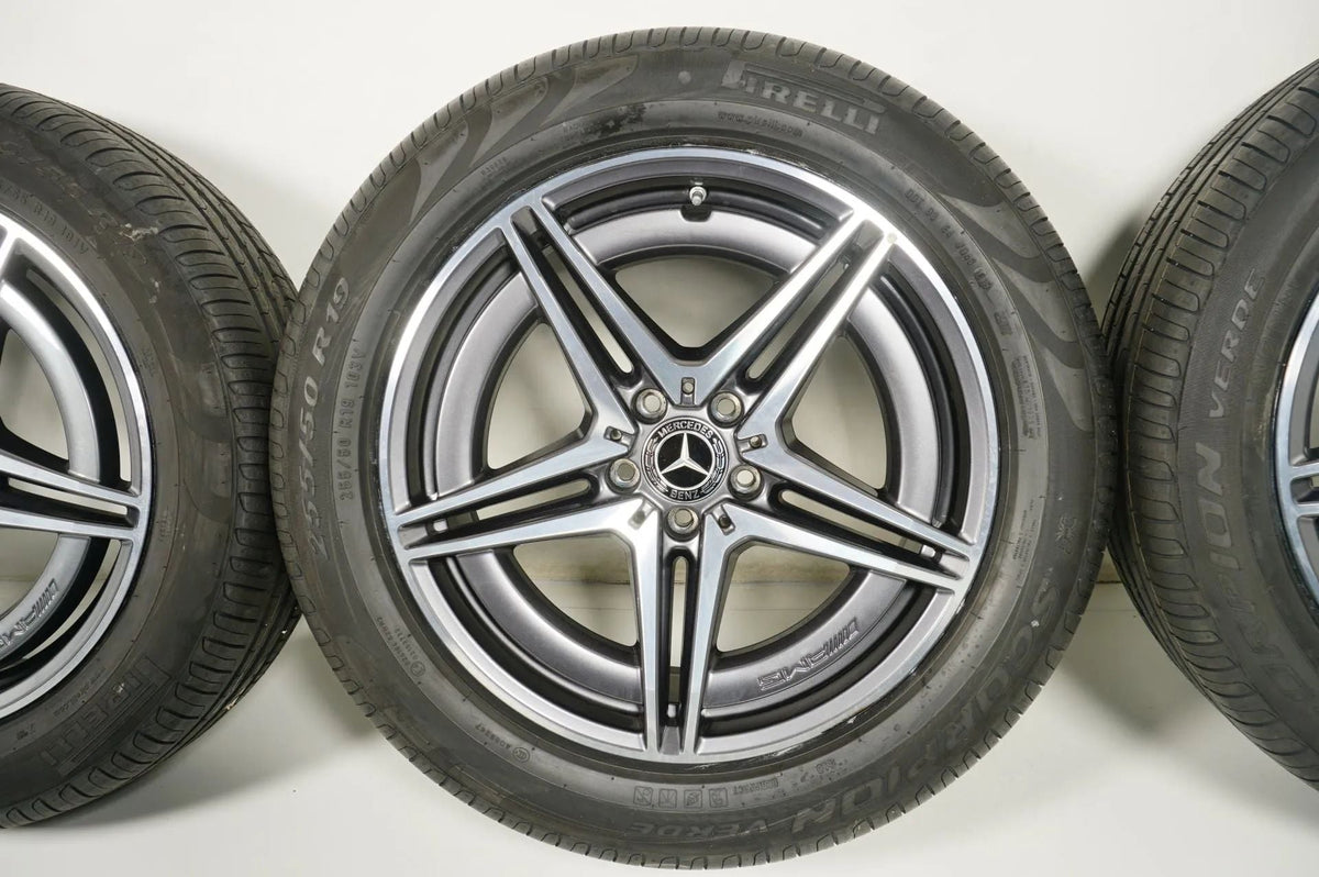 Original Mercedes EQC N293 19 Zoll AMG Alufelgen Winterräder mit neuen Winterreifen