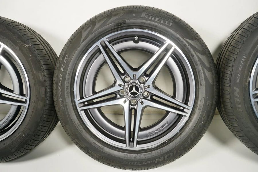 Original Mercedes EQC N293 19 Zoll AMG Alufelgen Winterräder mit neuen Winterreifen