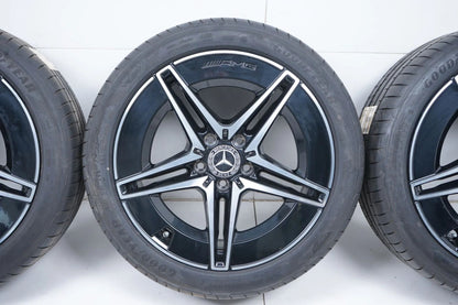 Mercedes C Class W206 summer tires, summer wheels AMG 18 inch