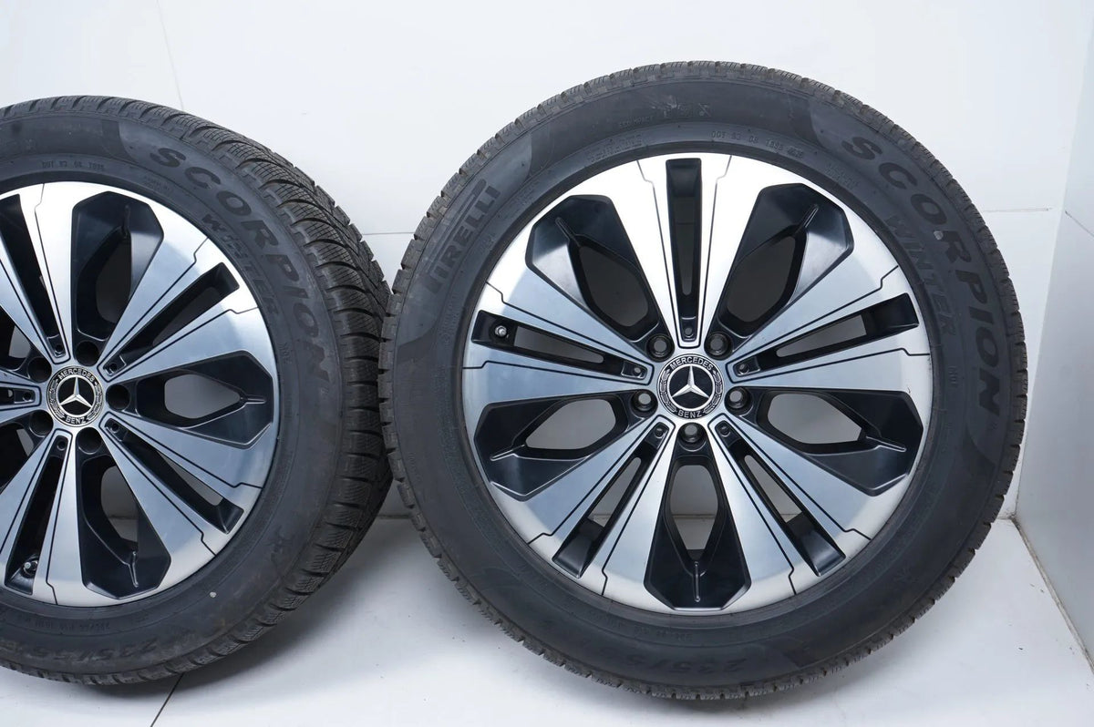 Original Mercedes EQC 19 inch alloy wheels winter tires winter wheels 235 55 R19 7mm Detailansicht 6