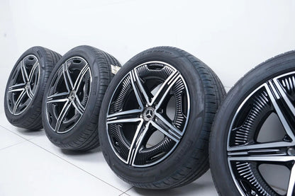 New Mercedes EQS V297 W297 summer wheels, summer tires, 20 inch