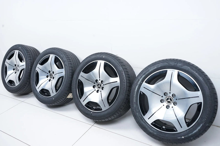 Original Mercedes S-Klasse W223 V223 Maybach Alufelgen mit neuen Allwetterreifen 255 45 R19