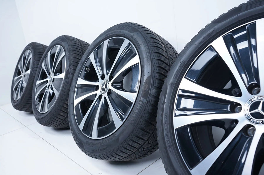 Pneus/jantes hiver 245/45/18 pouces pour Mercedes Classe E W213