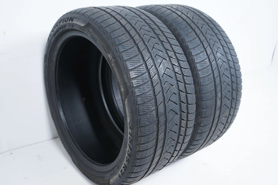 2 x Winterreifen Pirelli Scorpion 315 35 21 Zoll DOT19 Bmw* 4,5mm