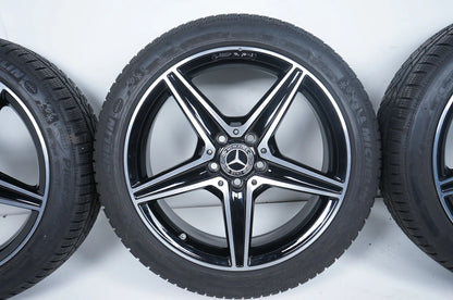 Jantes et pneus hiver Mercedes C43 AMG W205 225 45 18 pouces