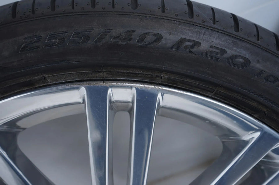 Cerchi in lega cromati originali Mercedes Classe S W223 V223 pneumatici estivi 255 40 R20 7 mm