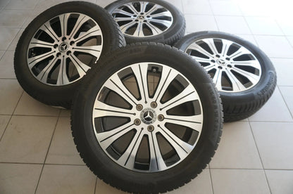 Cerchi in lega originali Mercedes EQA EQB X243 H243 da 18 pollici con pneumatici invernali 215 60 R18