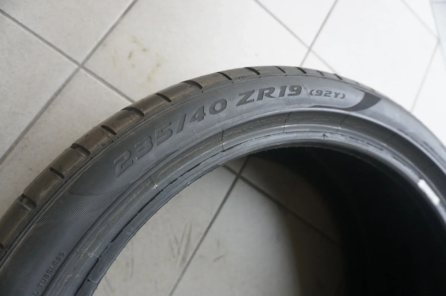 1 X 235 40 ZR19 R19 92Y Pneu été Pirelli PZero P Zero N1 7mm 2017