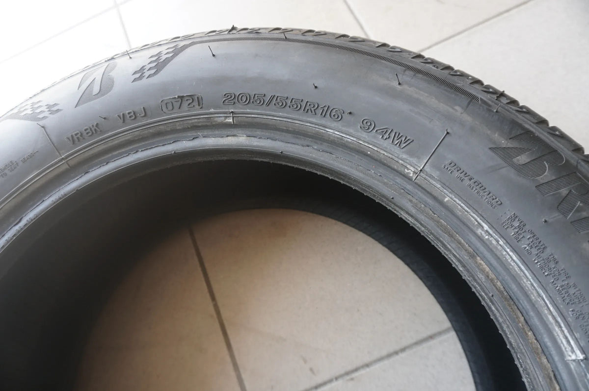 1 X 205 55 R16 94W Sommerreifen Bridgestone Turanza T005 RFT Driveguard 2021 7mm Detail view 4