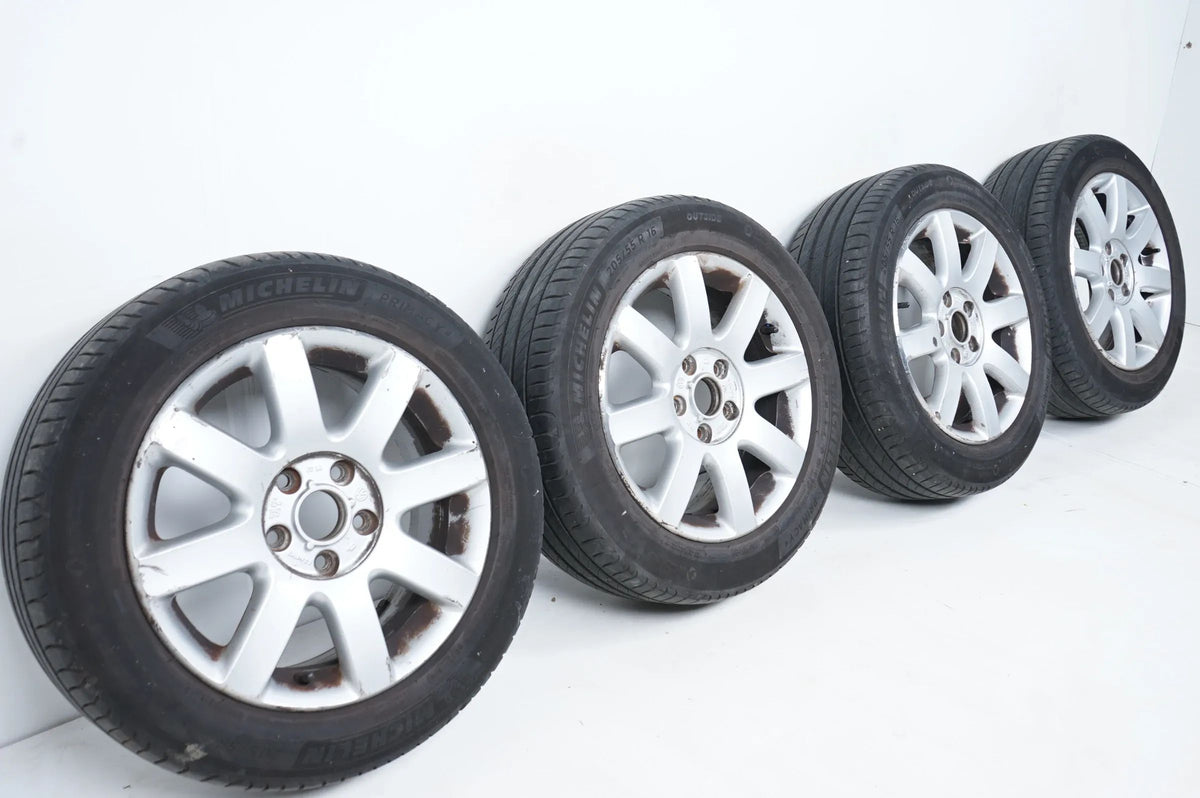 VW Volkswagen Golf 5 Sommerreifen Sommerräder 205 55 16 Zoll Detailansicht 2