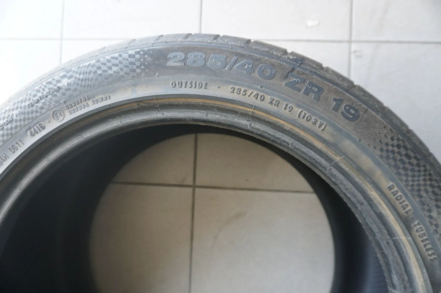 285 40 ZR19 R19 103Y Sommerreifen Continental ContiSportContact 3 NO 2016 7mm
