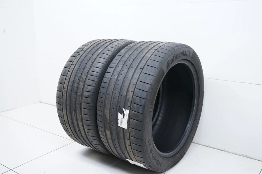 2x Continental summer tires 315 40 21 inch MO DOT22 approx. 3mm tread depth
