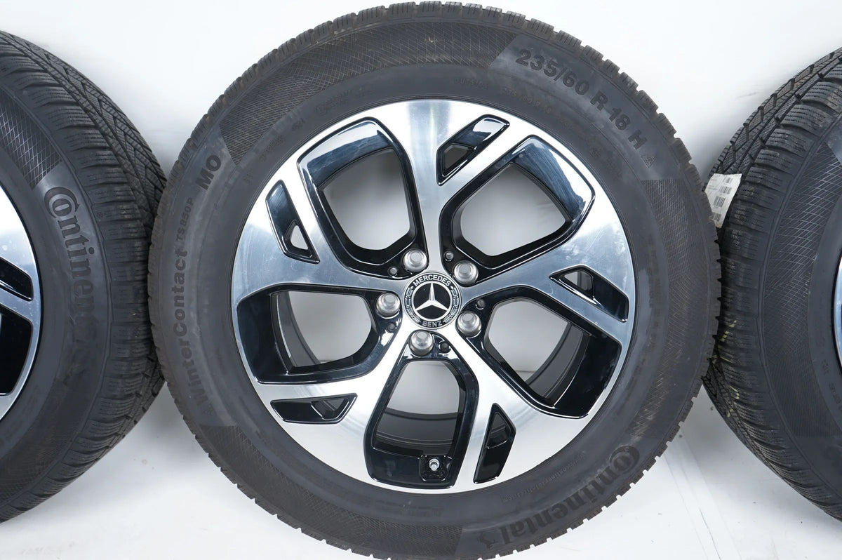 Original Mercedes GLC X254 alufælge TOP vinterhjul vinterdæk 235 60 R18 7mm Detaljevisning 5