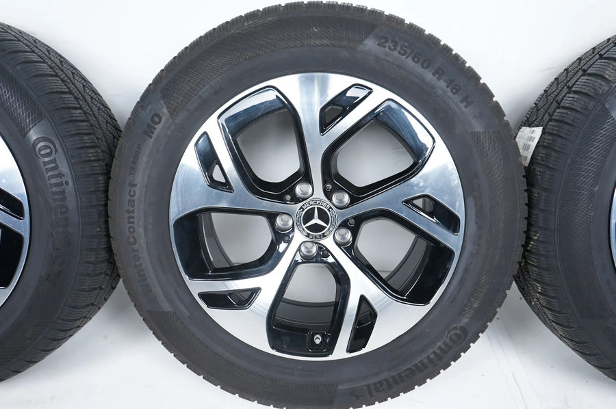 Original Mercedes GLC X254 alufælge TOP vinterhjul vinterdæk 235 60 R18 7mm