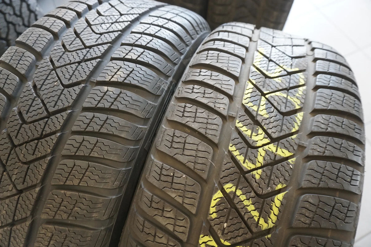 Original Mercedes C-Klasse W206 S206 alufælge vinterdæk 225 45 R18 2023 7mm Detaljevisning 8