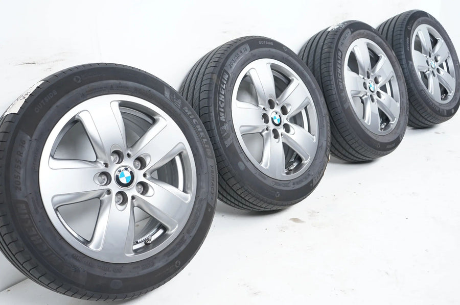 Original BMW Série 1 F40 Série 2 F44 jantes alu roues été pneus été 205 55 R16 6mm