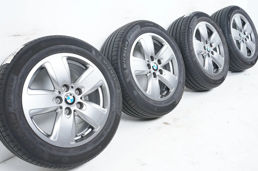 Original BMW 1er F40 2er F44 Alufelgen Winterräder mit neuen Winterreifen 205 55 R16