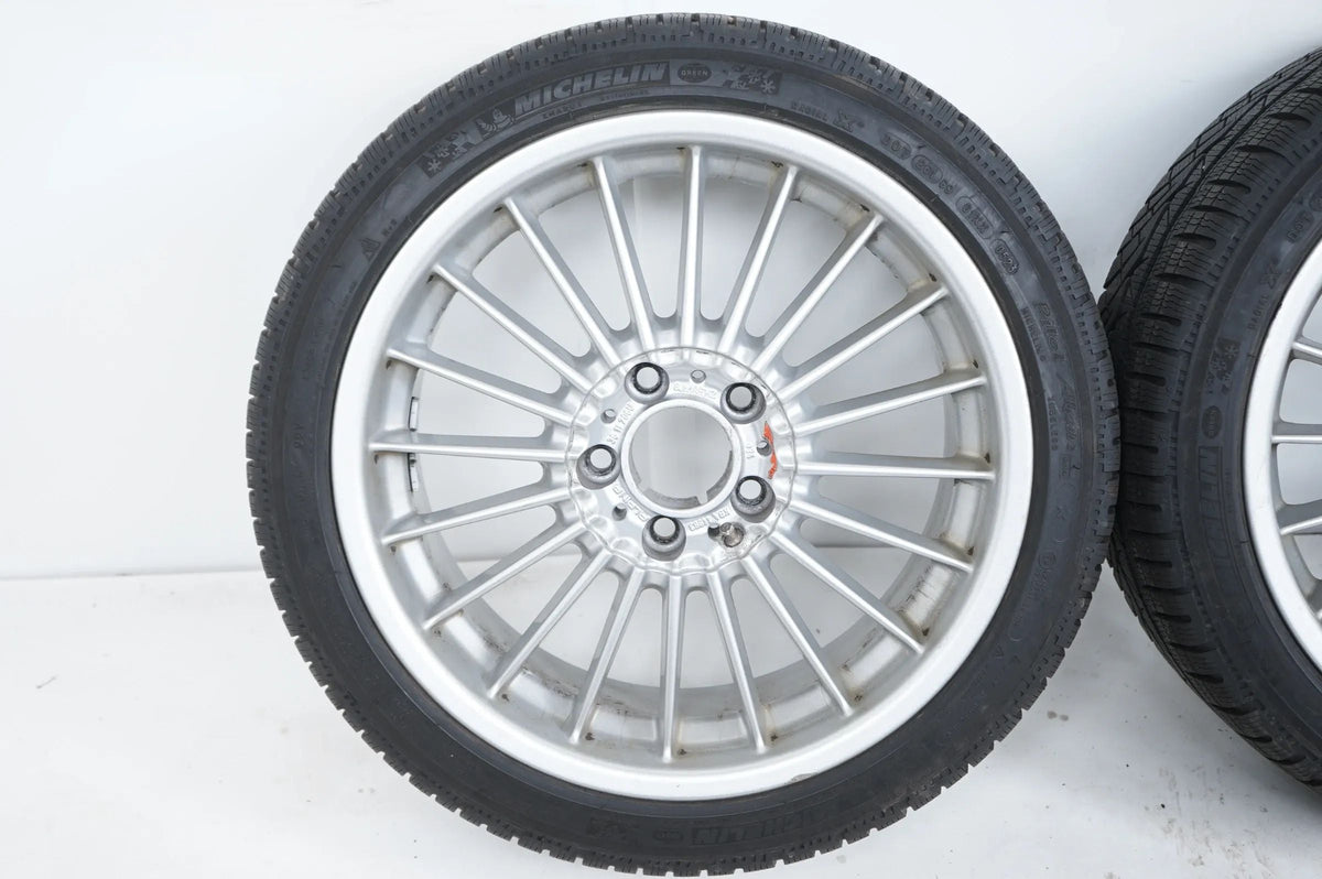 Bmw 3er E46 E90 Allwetterräder mit neuen Allwetterreifen 235 40 18 Zoll Detailansicht 4