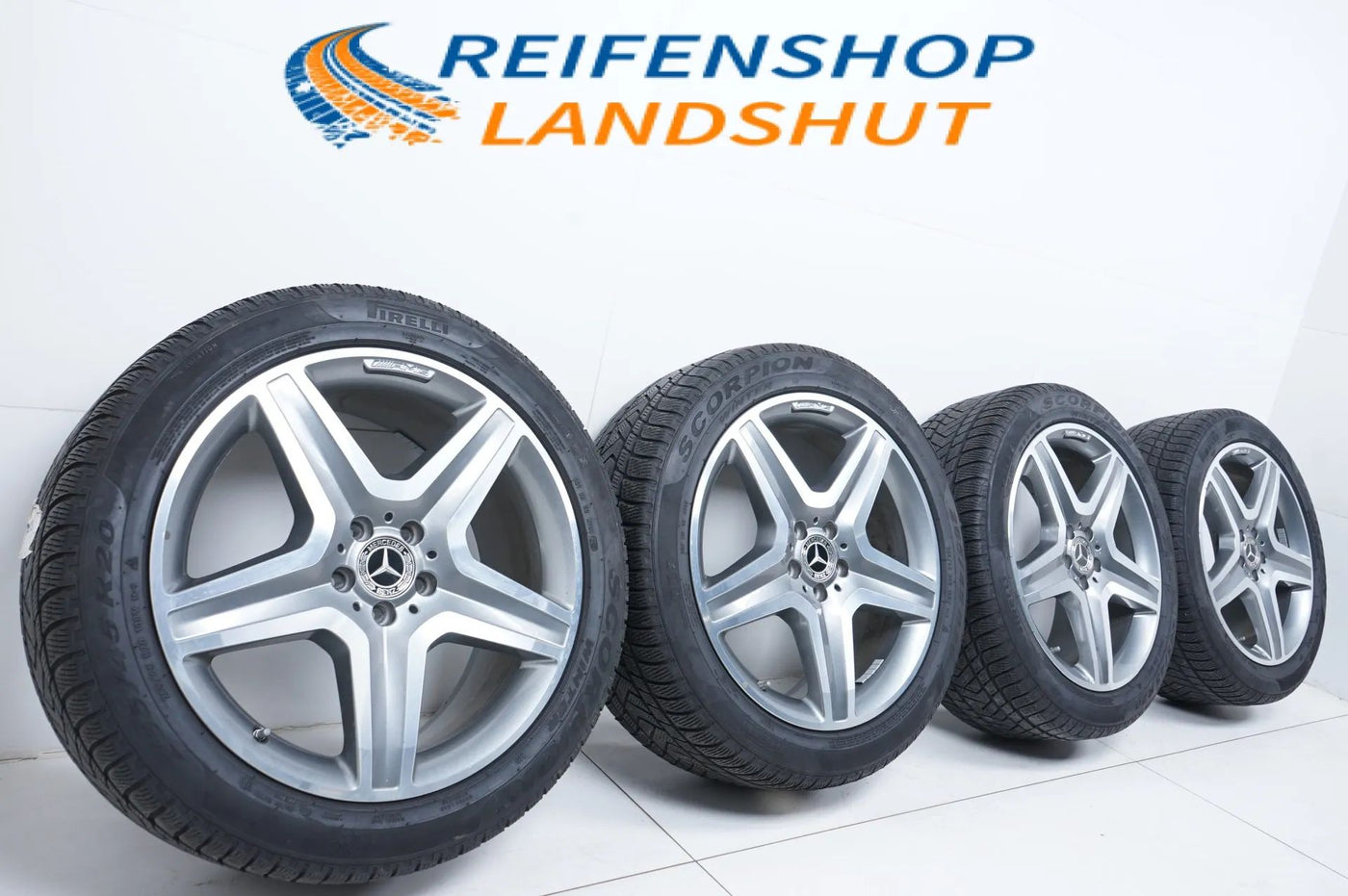 Mercedes ML GLE W166 20 Inch AMG Alloy Wheels Winter Tires Winter Wheels 265 45 R20