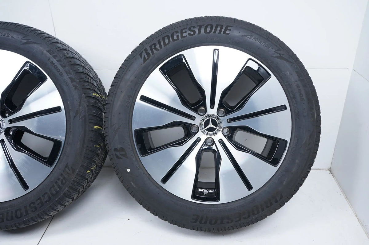 Original Mercedes EQC N293 19 inch alloy wheels winter tires winter wheels 235 55 R19 Detailansicht 6