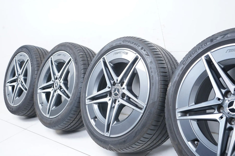 Mercedes C Class W206 summer tires, summer wheels AMG 18 inch