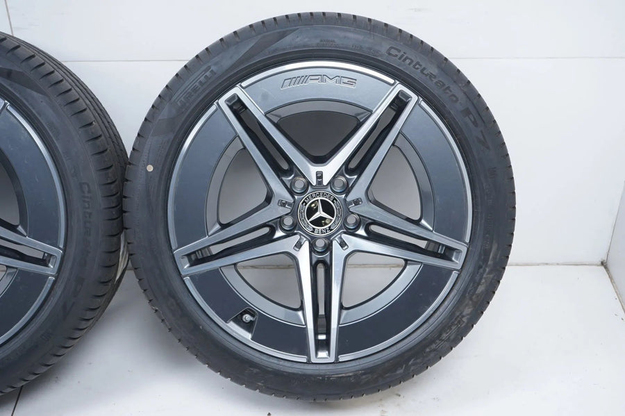 Mercedes C Class W206 summer tires, summer wheels AMG 18 inch