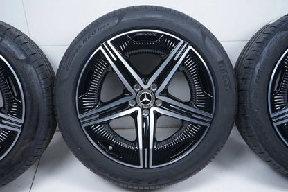 New Mercedes EQS V297 W297 summer wheels, summer tires, 20 inch