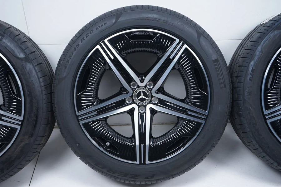 New Mercedes EQS V297 W297 summer wheels, summer tires, 20 inch