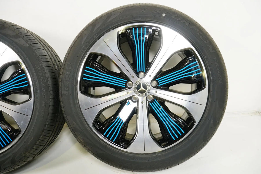 Original Mercedes EQC N293 20 Inch Alloy Wheels Summer Tires 235 50 255 45 R20 8mm