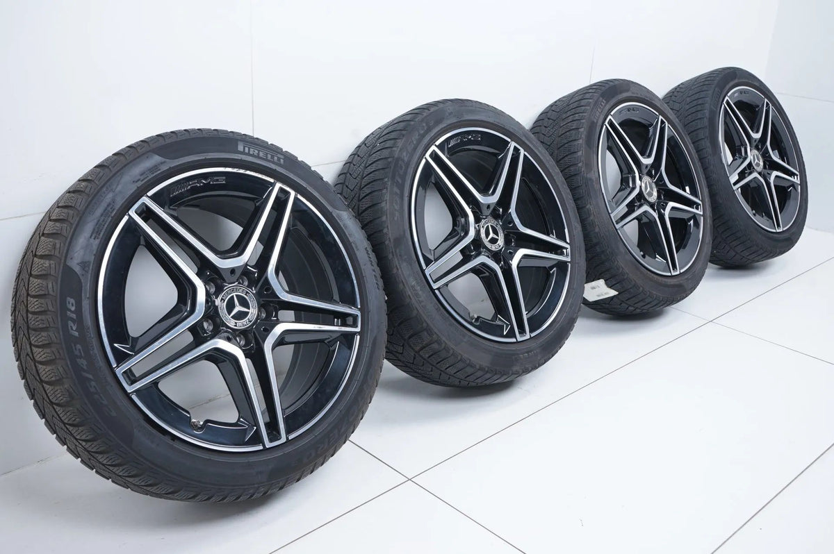 Roues et pneus hiver 18 pouces pour Mercedes Classe AB W177 B247 Detailansicht 2
