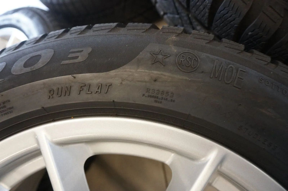 Original BMW 5er G30 G31 Alufelgen Winterräder Winterreifen 225 55 R17 7mm Detailansicht 8