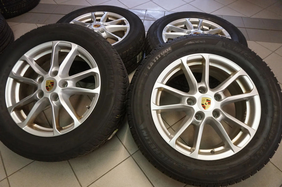 Original Porsche Cayenne 92A 958 Alloy Wheels Winter Wheels Winter Tires 255 55 R18