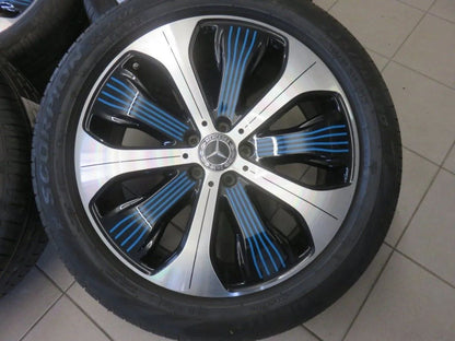 Jantes alliage d'origine Mercedes EQC N293 C293 20 pouces pneus été 8mm